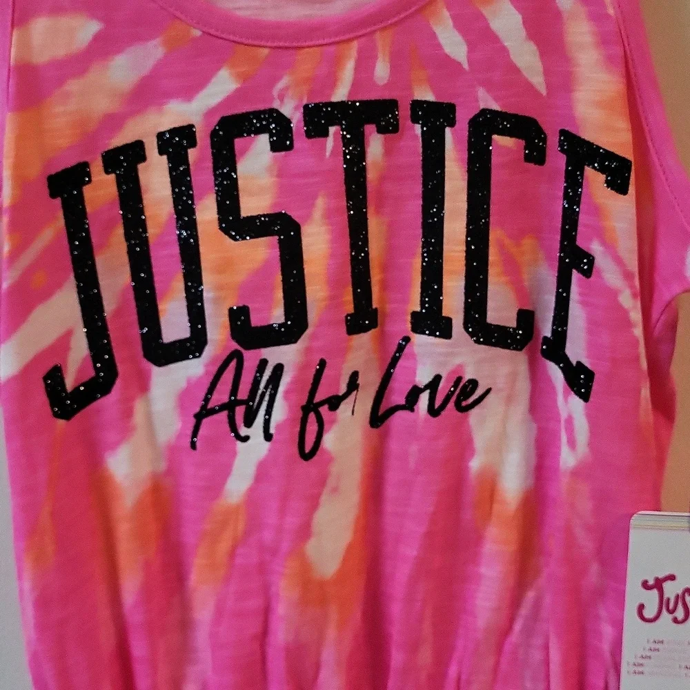 Justice Girls Hot Pink Romper